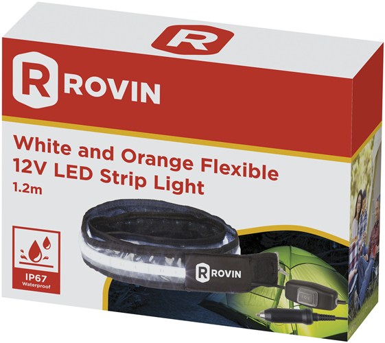 White and Orange Waterproof LED Strip Light