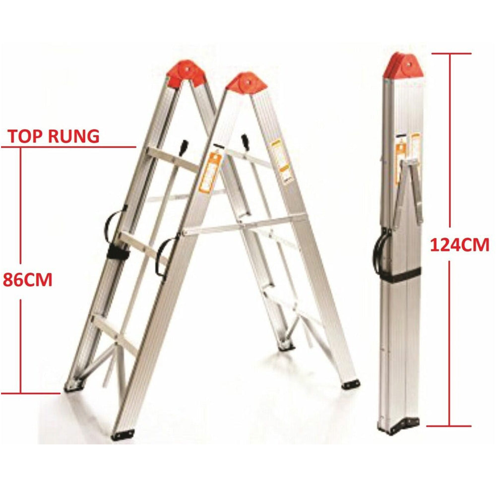 3-Step Aluminium Collapsible Step Ladder
