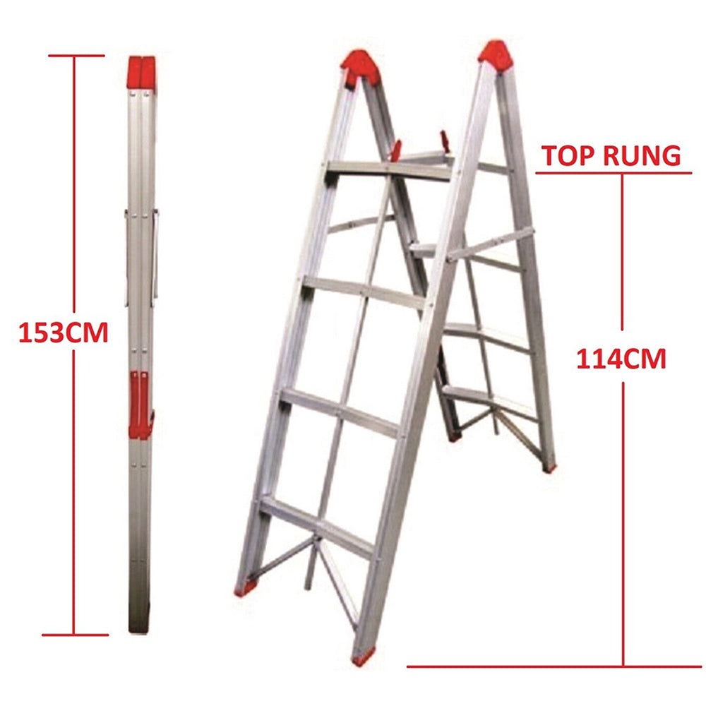 4-Step Aluminium Collapsible Step Ladder