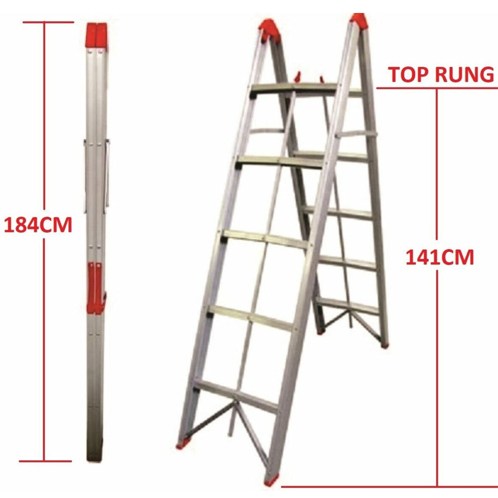 5-Step Aluminium Collapsible Step Ladder