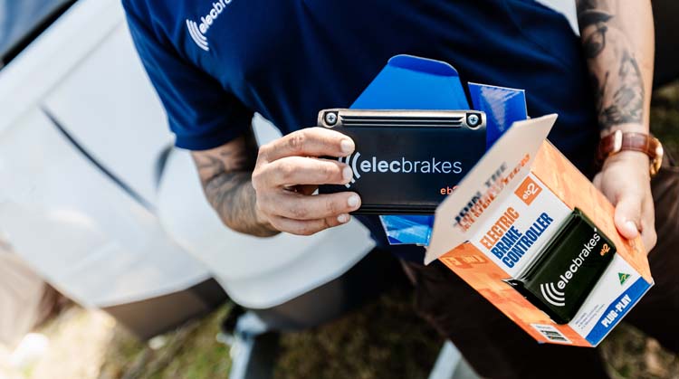 ElecBrakes2 EB2 | Plug and Play | Electric Brake Controller - Trailer Mounted