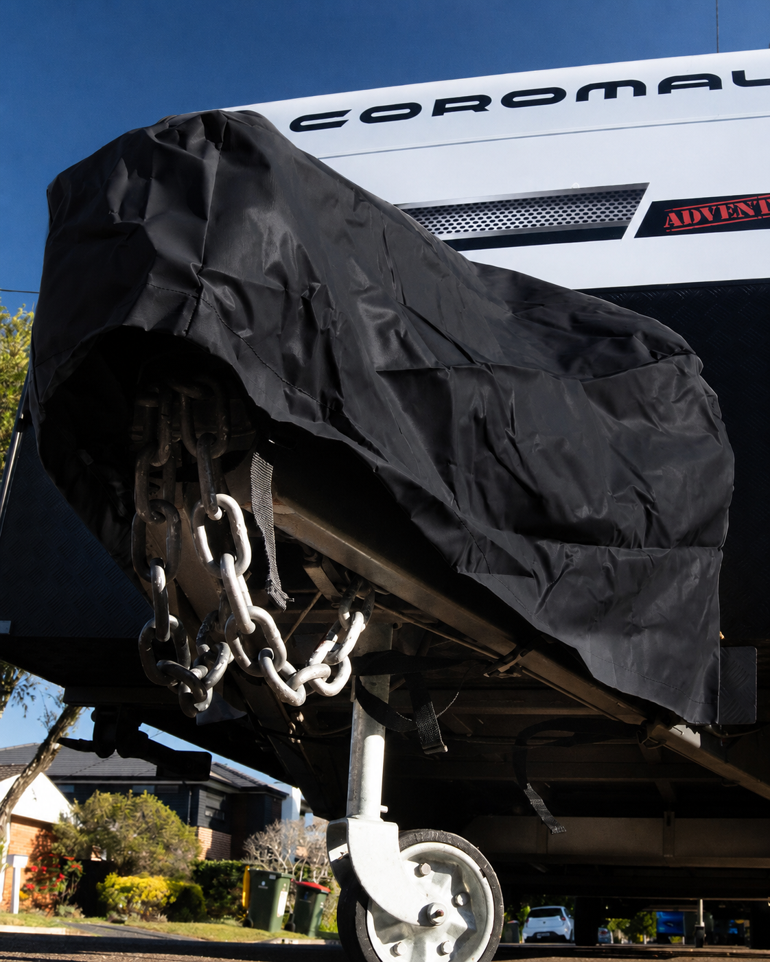 Caravan Drawbar Hitch Cover