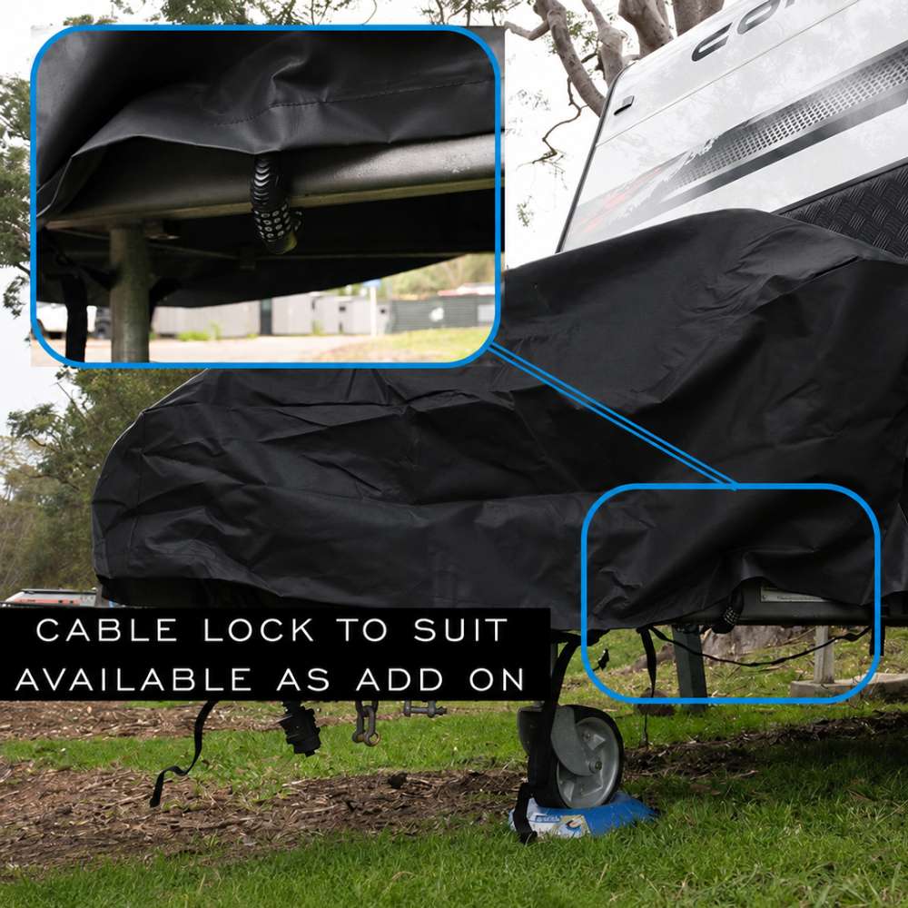 Caravan Drawbar Hitch Cover