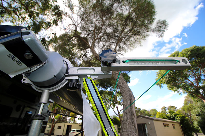 All-In-One Caravan Awning Clothesline