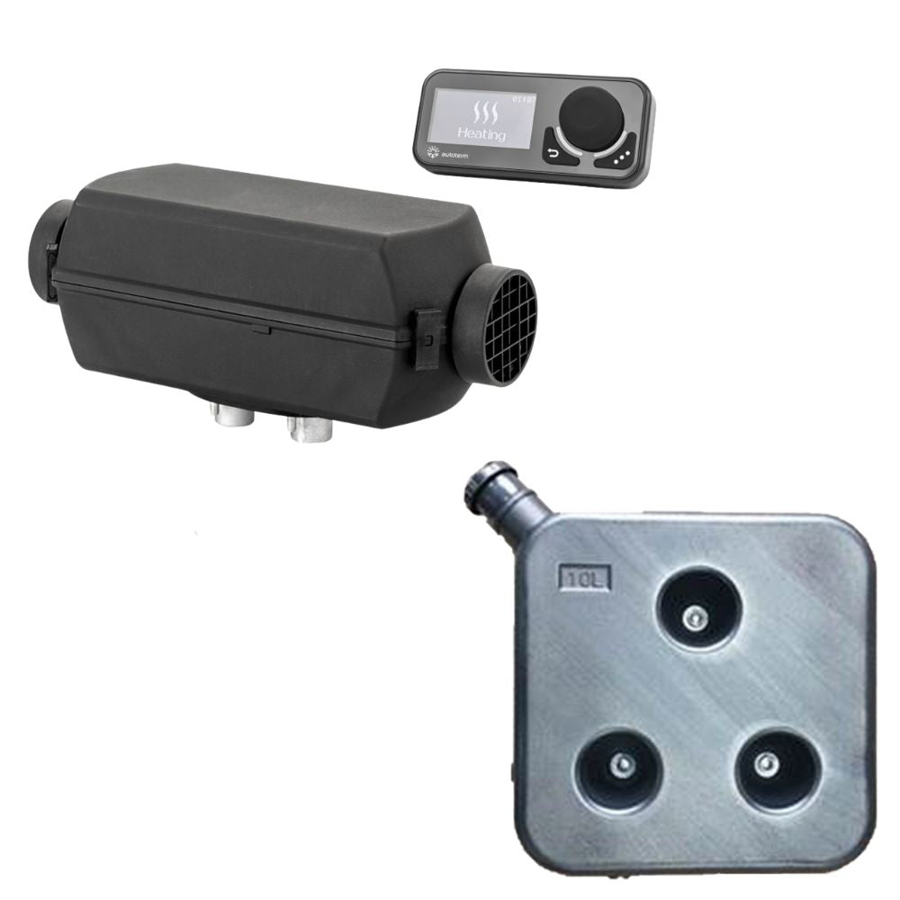 AutoTerm Diesel Air heater 12V - 2KW Kit with Digital Comfort Controller