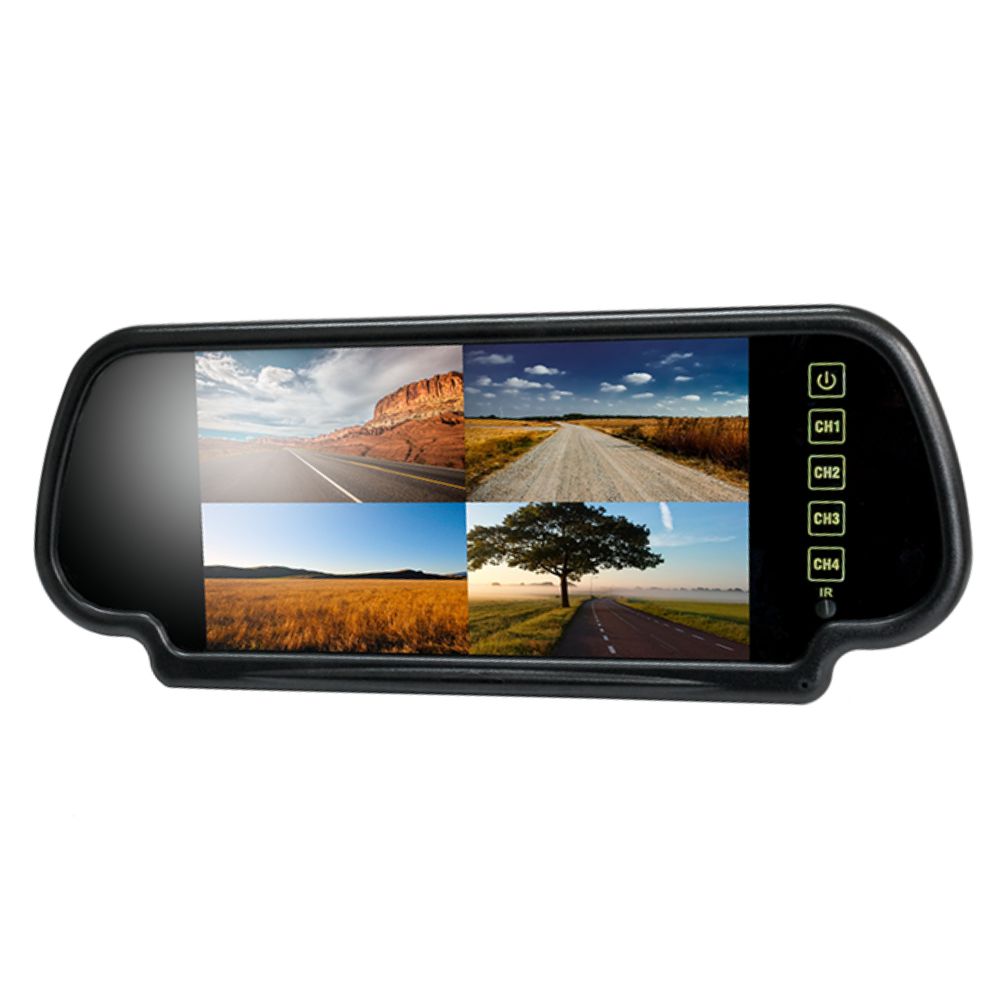 Safety Dave Quad Camera AHD 7" Mirror Monitor