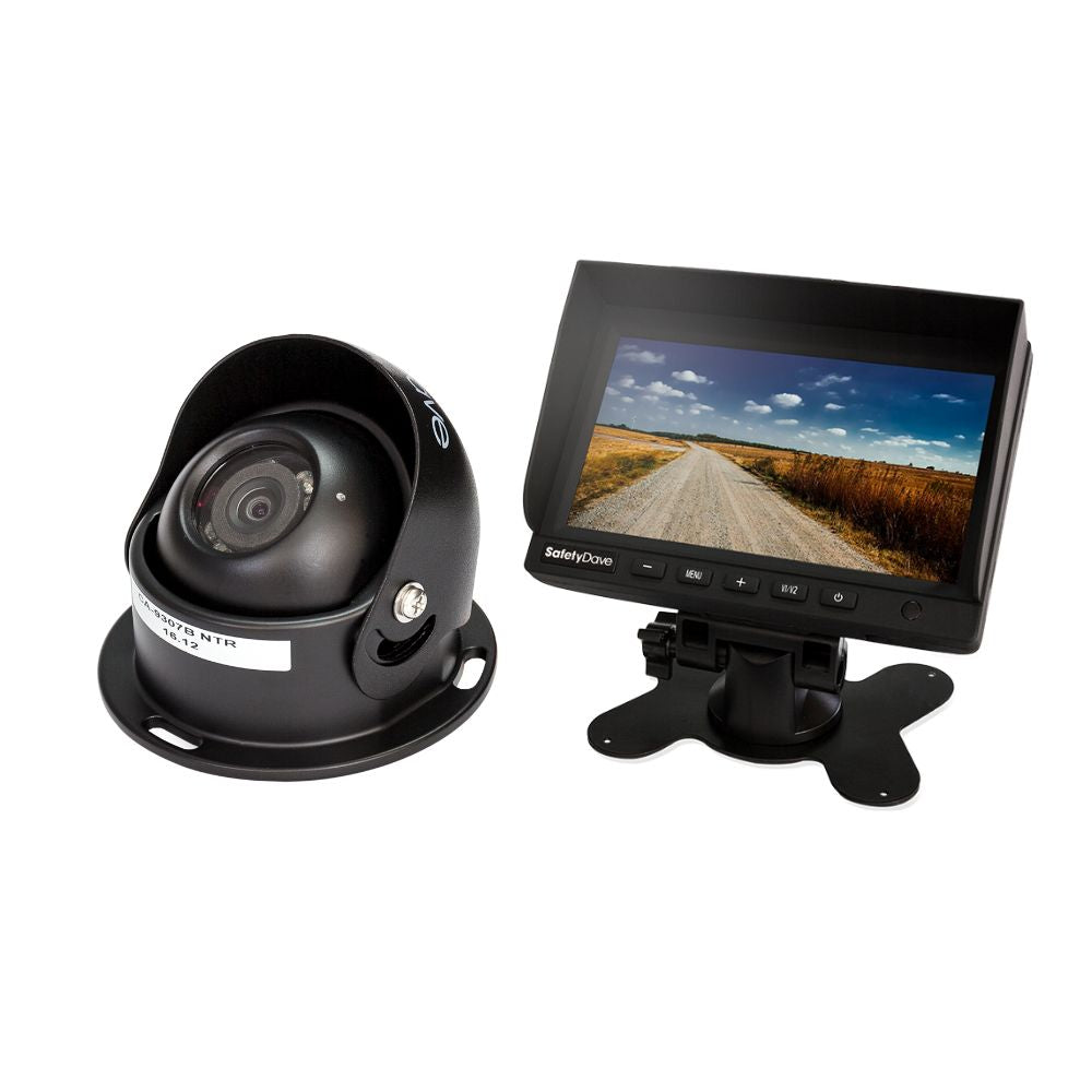Safety Dave AHD Single Eyeball Camera Kit w/ 6" Dash Monitor