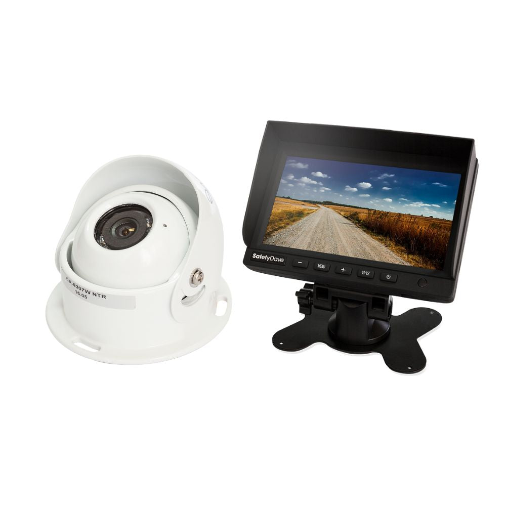 Safety Dave AHD Single Eyeball Camera Kit w/ 6" Dash Monitor