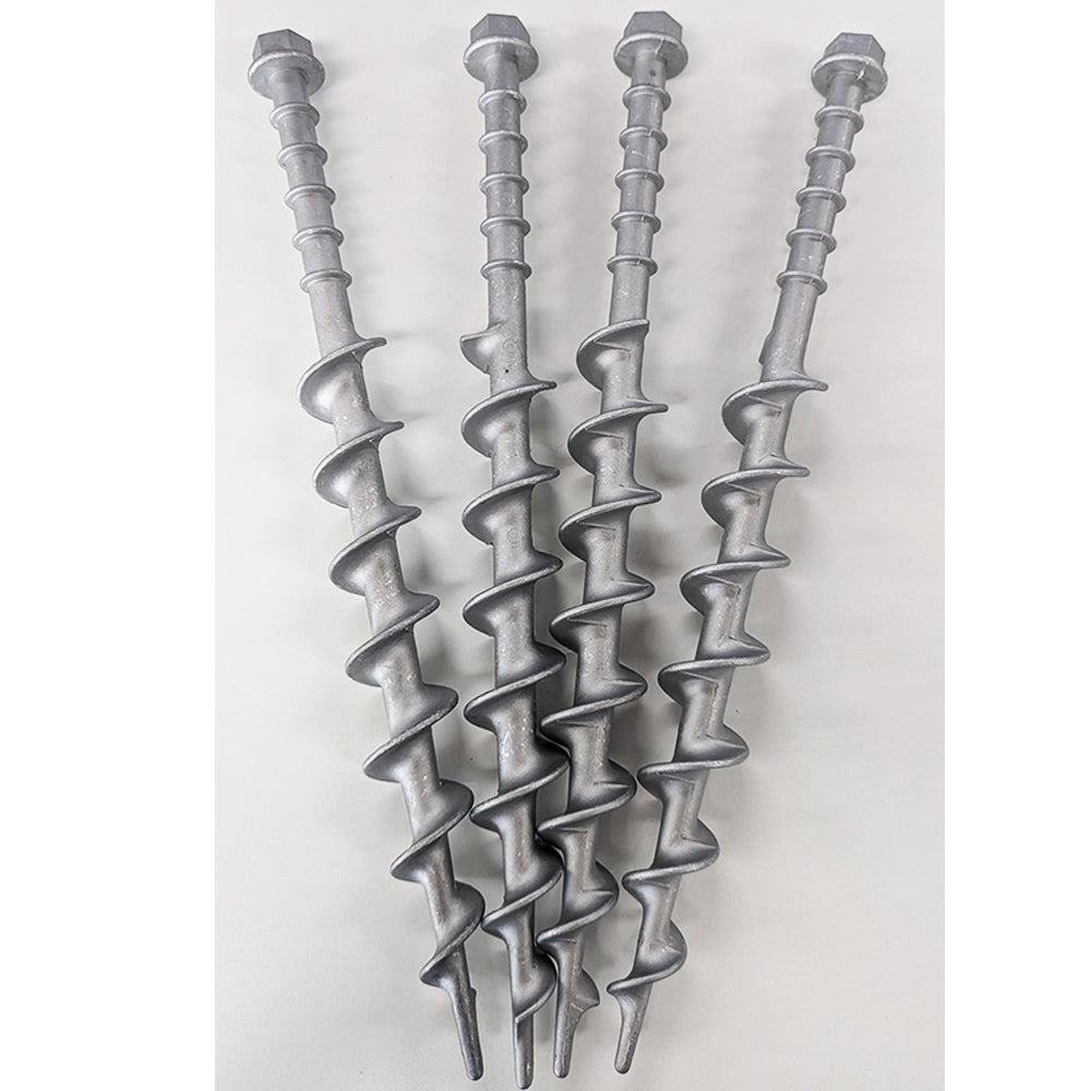 Aluminium Alloy Screw In Pegs Pack of 12