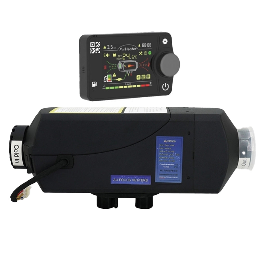 Au Focus 2KW Bluetooth Gen4 Diesel Heater and 5L Stainless Steel Tank