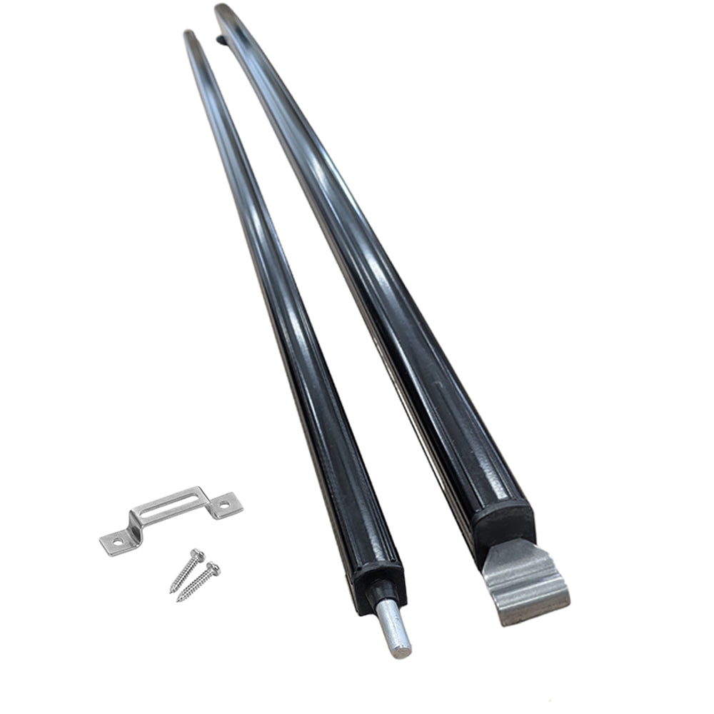 Black Curved Roof Rafter - Slight