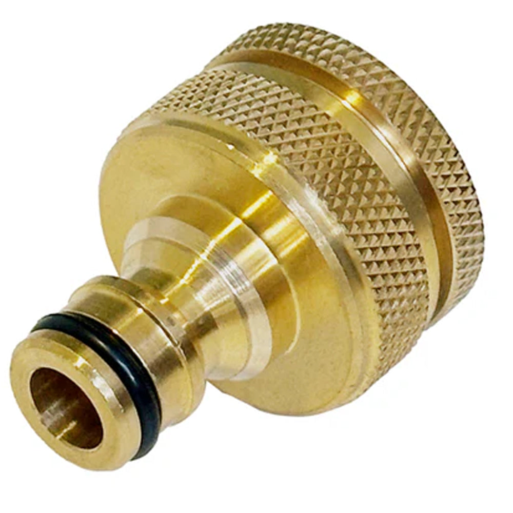 Flat Out Brass Tap 19mm and 25mm Adapter