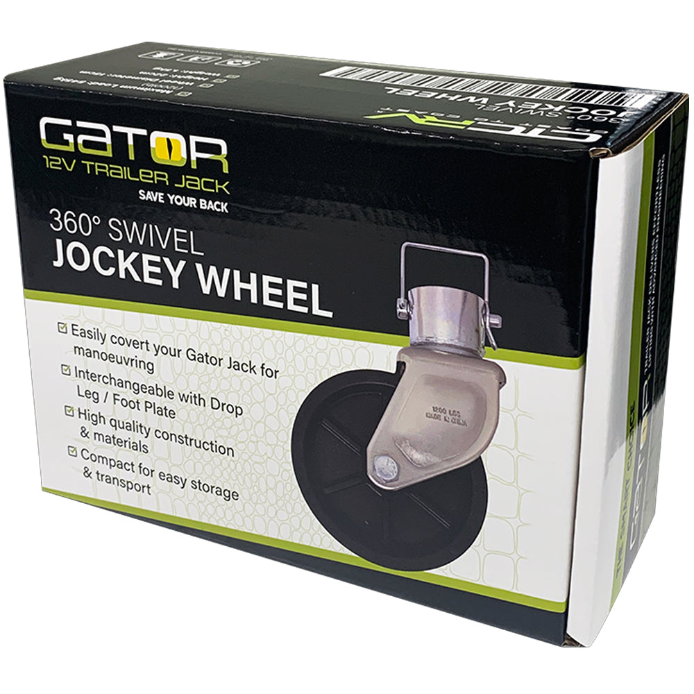 Gator 360 Degree Swivel Jockey Wheel