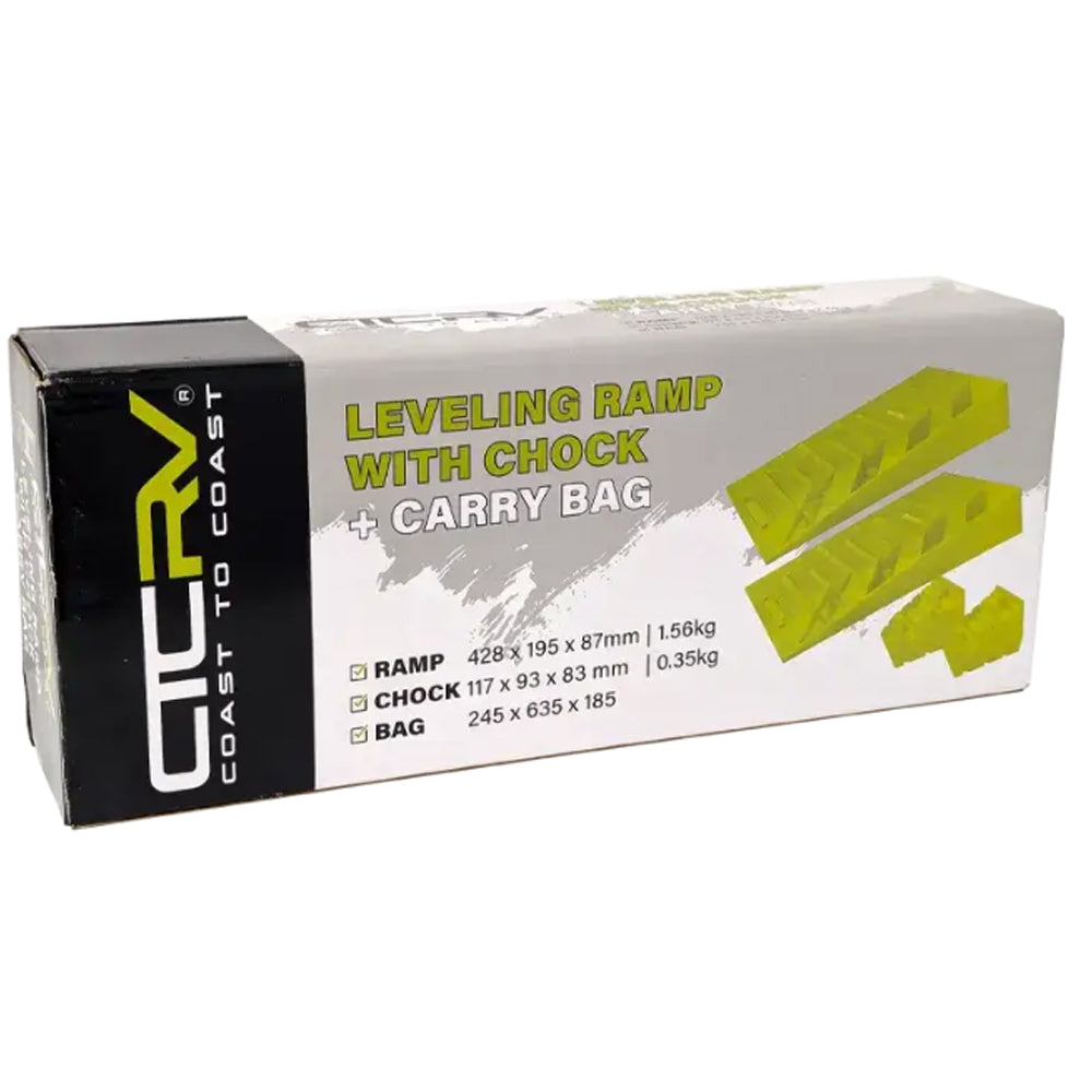 Levelling Ramps with Chocks and Bag