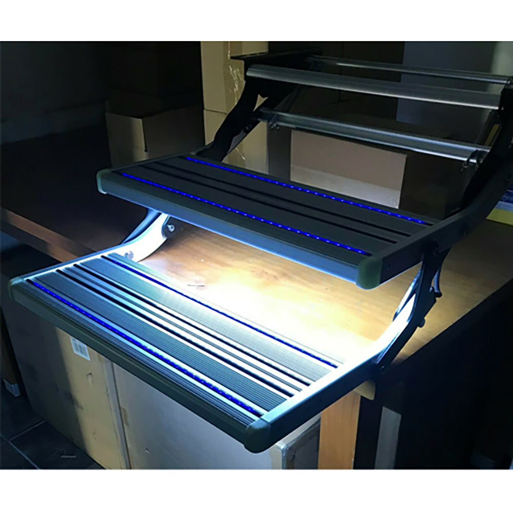 Manual Bolt on Double Caravan Steps