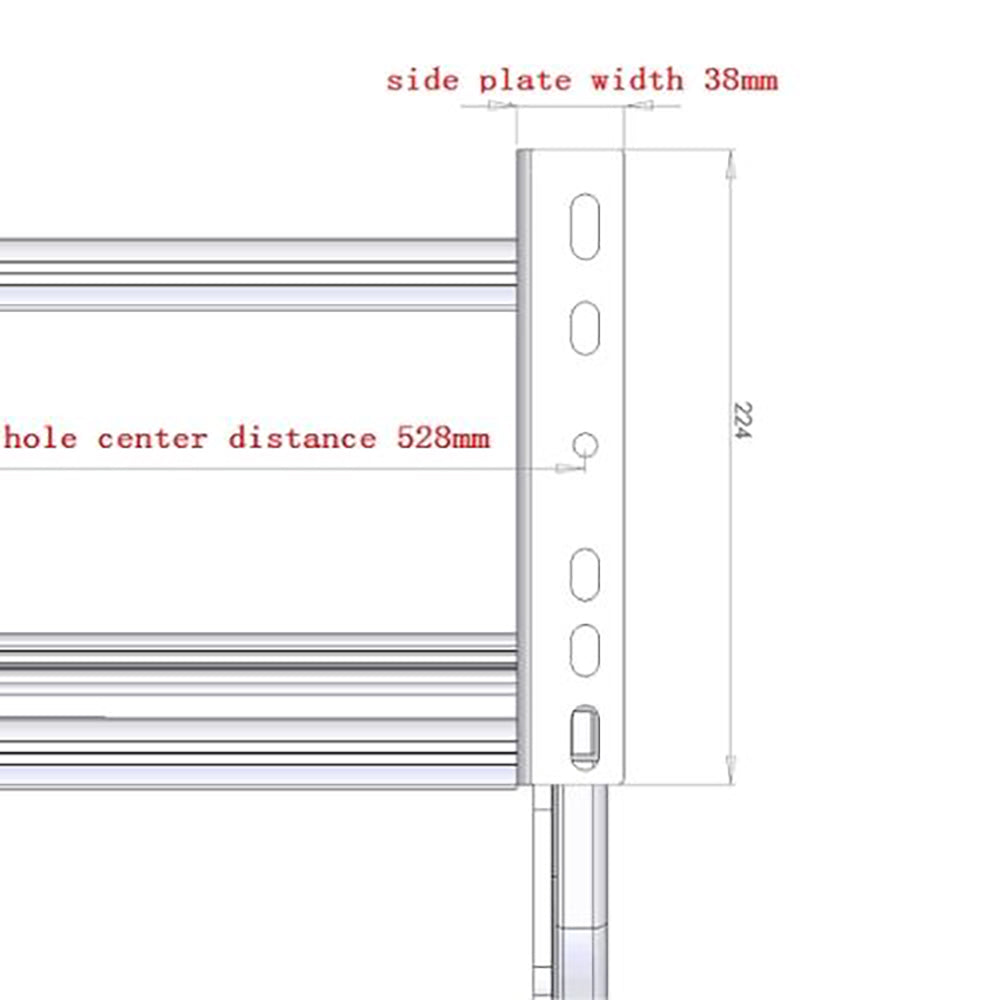 Manual Bolt on Double Caravan Steps