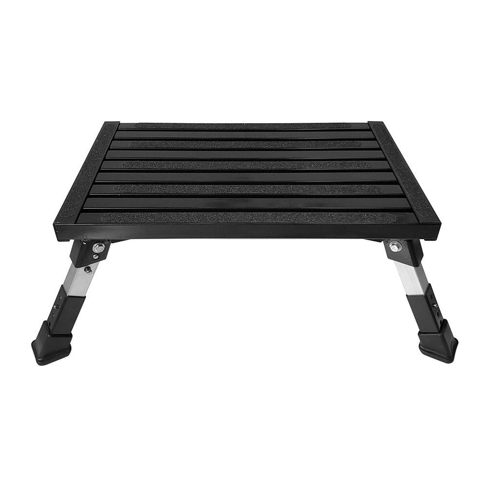 Portable Single Folding Caravan Step with Adjustable Legs
