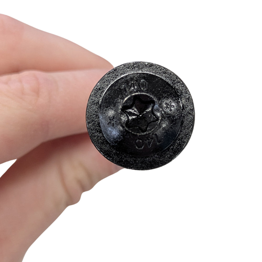 Premium Black Screw in Mat Pegs Pack of 8