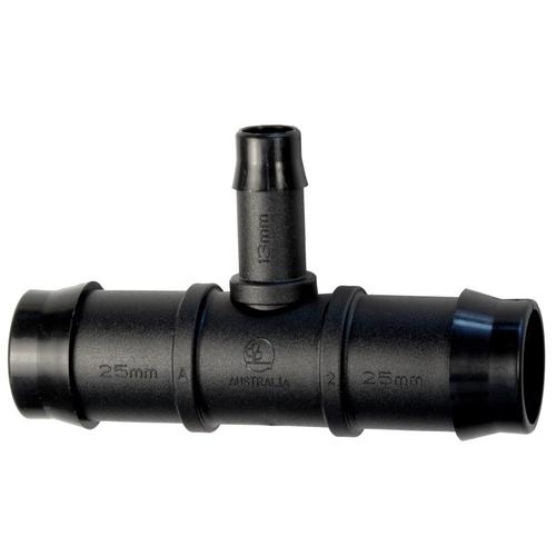 Reducing Tee - 25mm Barb Line - 13mm Barb Branch