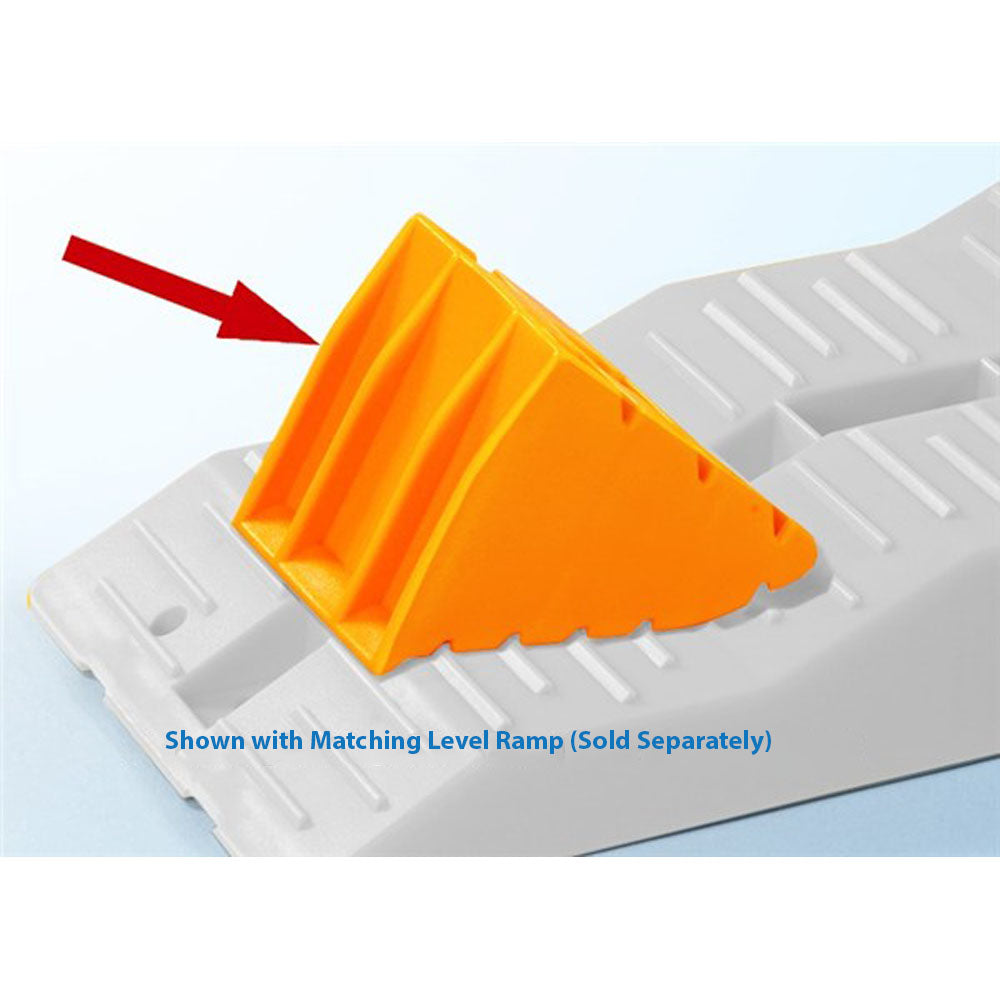 Chocks to suit Yellow Three Stage Ramps (2pc)