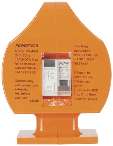 Portable 15A to 10A Mains Plug Conversion with RCD