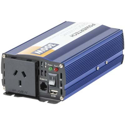 300W 12VDC to 240VAC Pure Sine Wave Inverter - Electrically Isolated