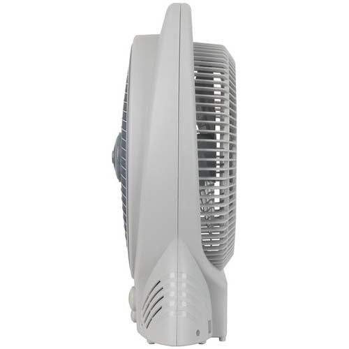 12V Rechargeable 10" Electric Fan & Light - Brushless Motor