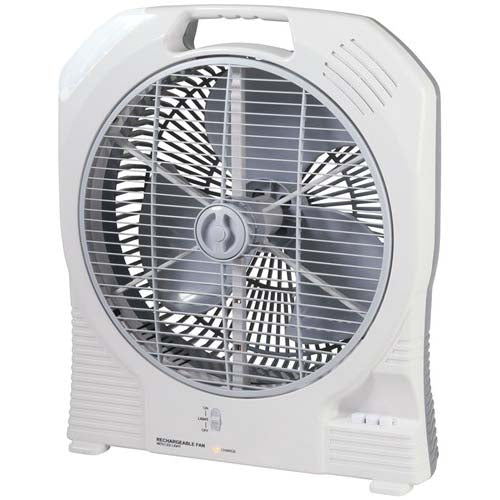 12V Rechargeable 14" Electric Fan & Light