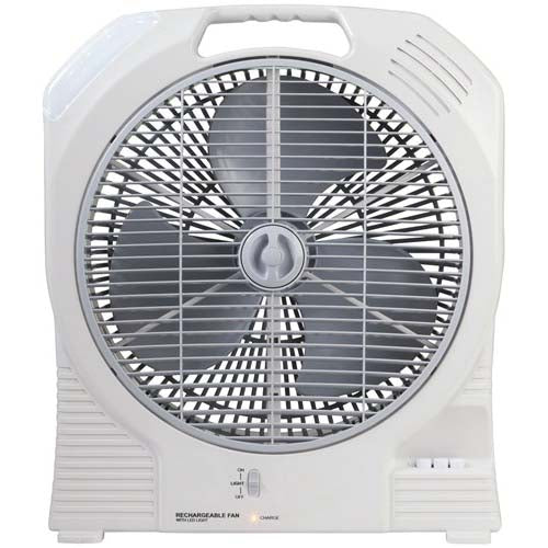 12V Rechargeable 14" Electric Fan & Light