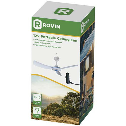 12V Portable Ceiling Fan