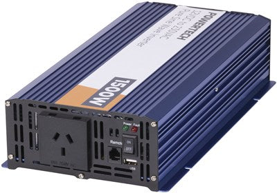 1000W 12VDC to 240VAC Pure Sine Wave Inverter - Electrically Isolated