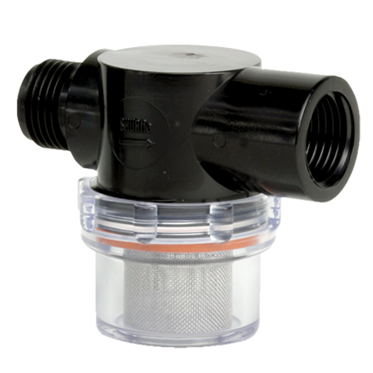 Shurflo Twist Filter with 1/2 Thread Inlet & Outlet