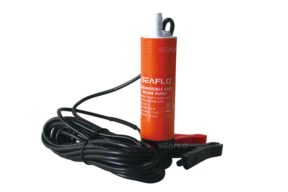 SeaFlo Submersible and In-Line Pump - 280GPH