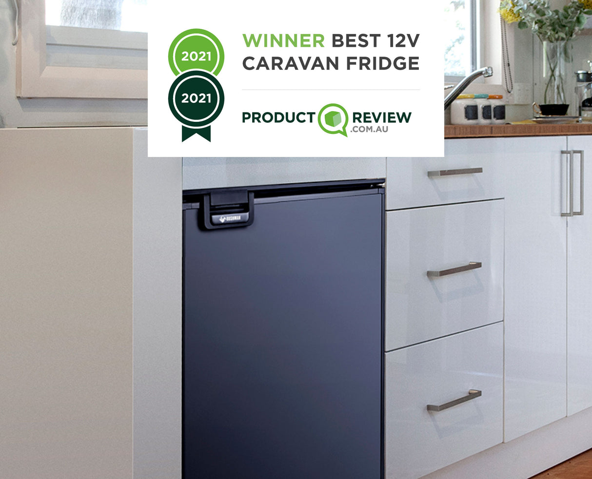 Bushman DC130-X 12/24V Upright Fridge/Freezer 130L