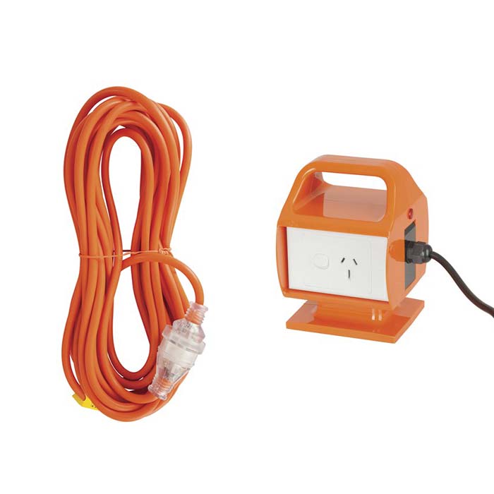 Portable 15A to 10A Mains Plug Conversion with RCD