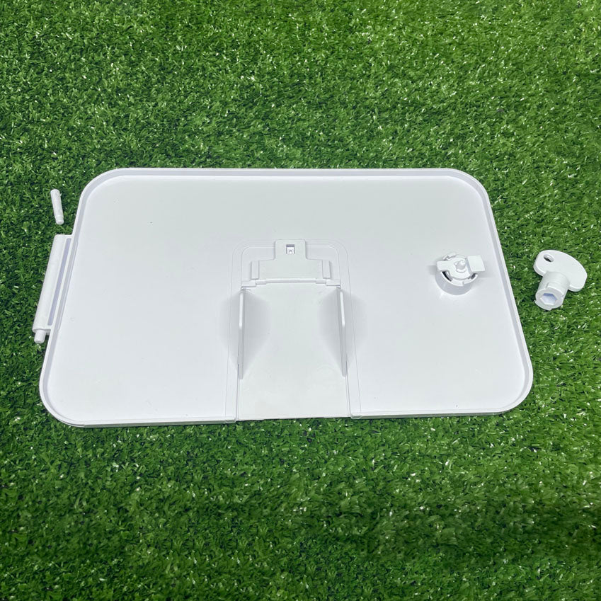 Door & Key Set for Jayco Water Inlet - White