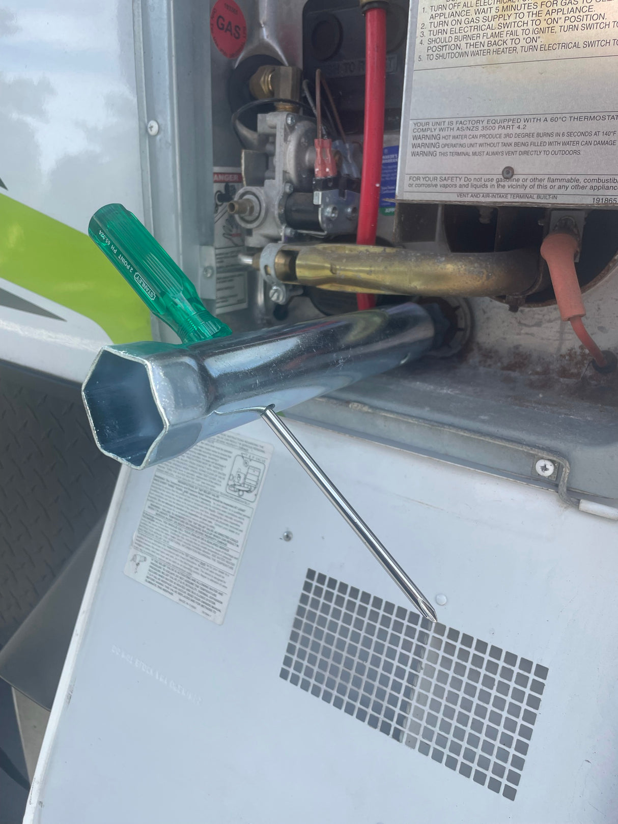 Tube Spanner for Suburban Hot Water System Anode and Element