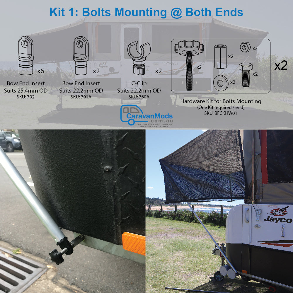 Bed Fly Conversion Kit - Option A (Hardware Included)