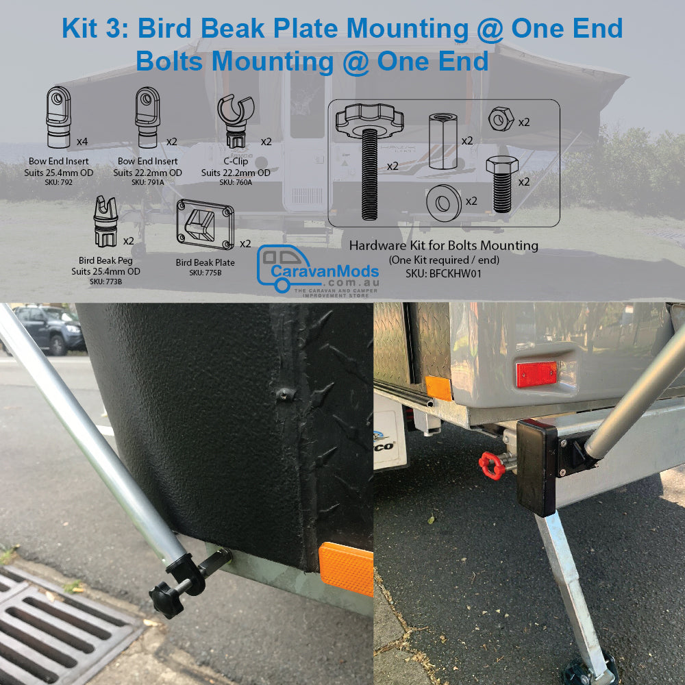 Bed Fly Conversion Kit - Option A (Hardware Included)