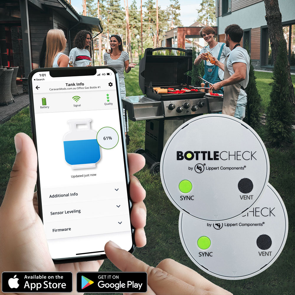 BottleCheck Bluetooth Wireless Gas Gauge Level