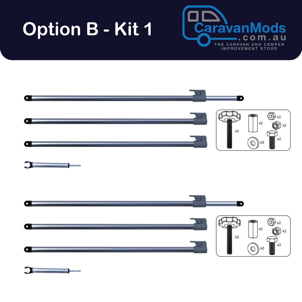 Bed Fly Conversion Kit - Option B: Hot Swappable Pole Kit