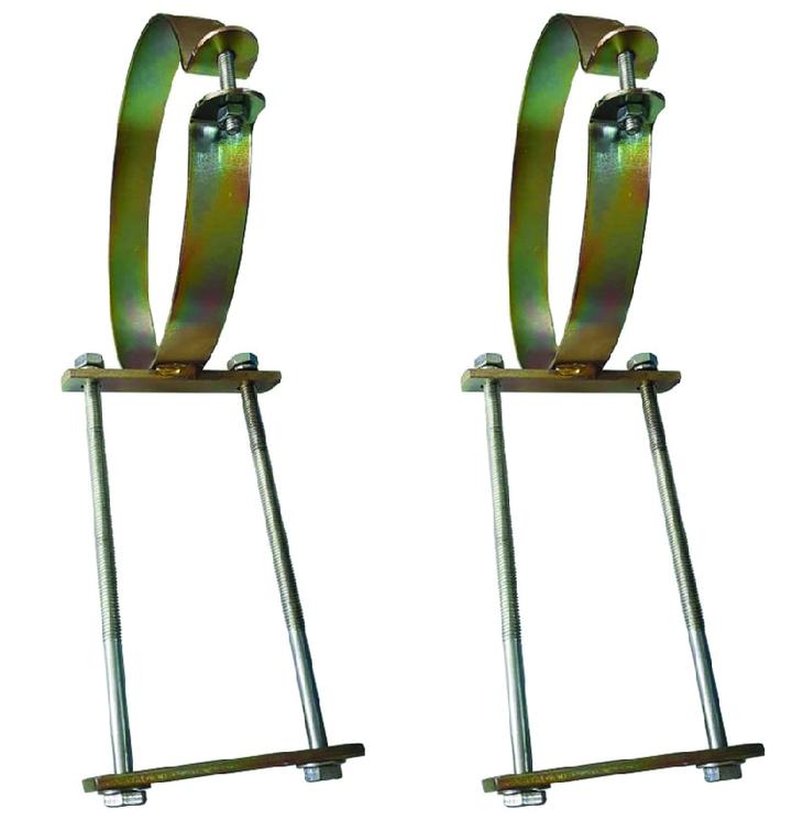 Pole Carrier - Mounting Brackets (Pair) - Clamps 100mm PVC Tube