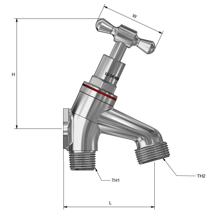 Tap for Caravan Drawbar or A Frame