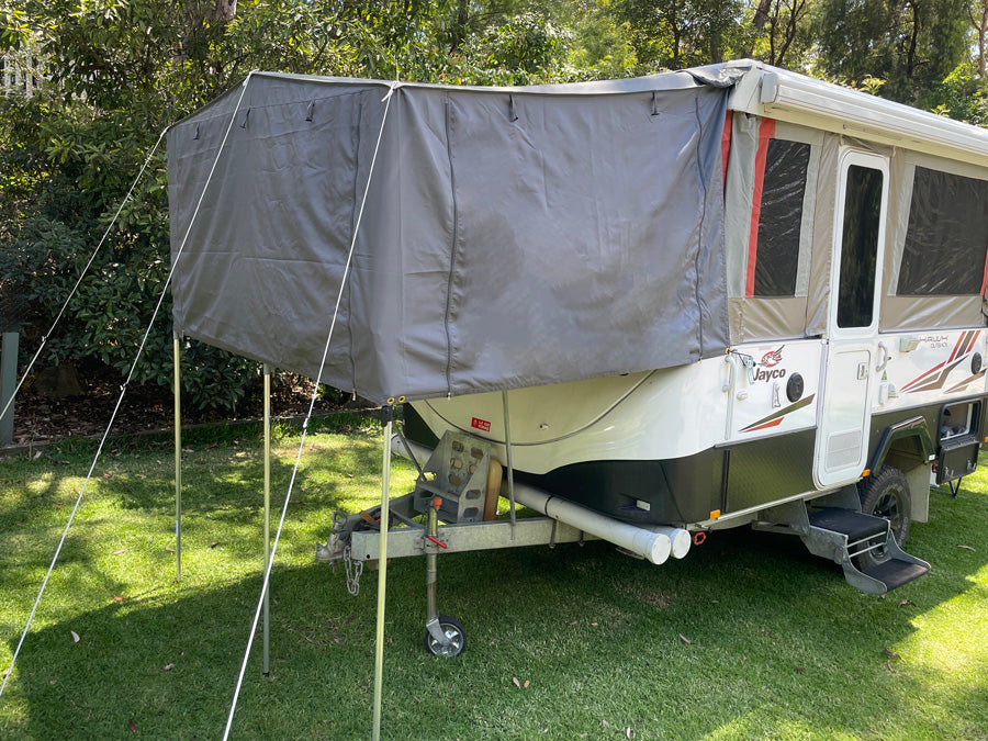 Bed End Flys with Waterproof Sides & Windows (Pair)