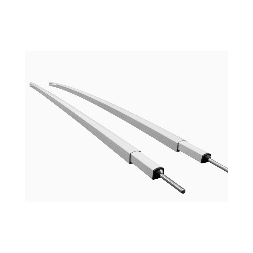 White Curved Roof Rafter - Slight Curve