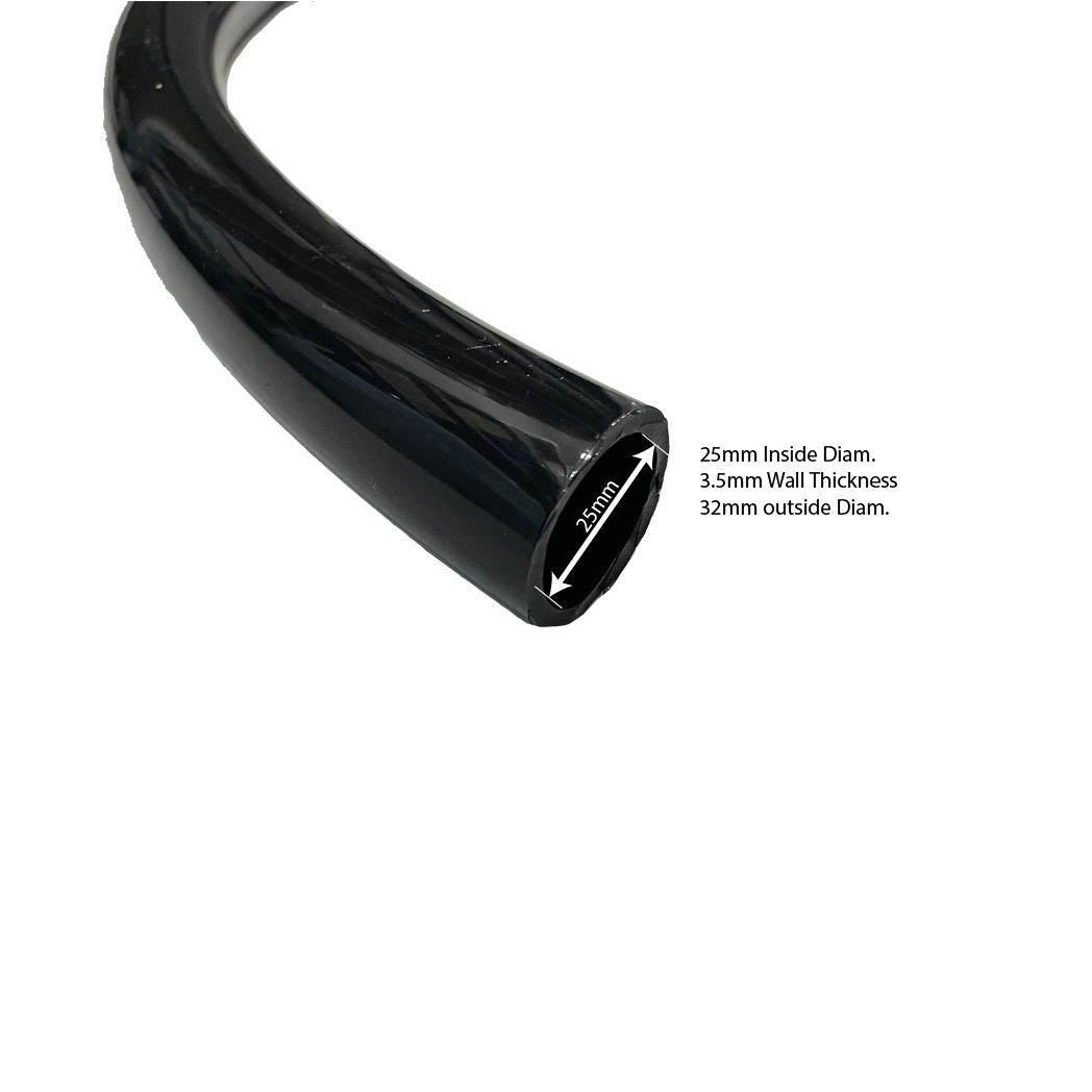 25mm Black Food Grade Hose