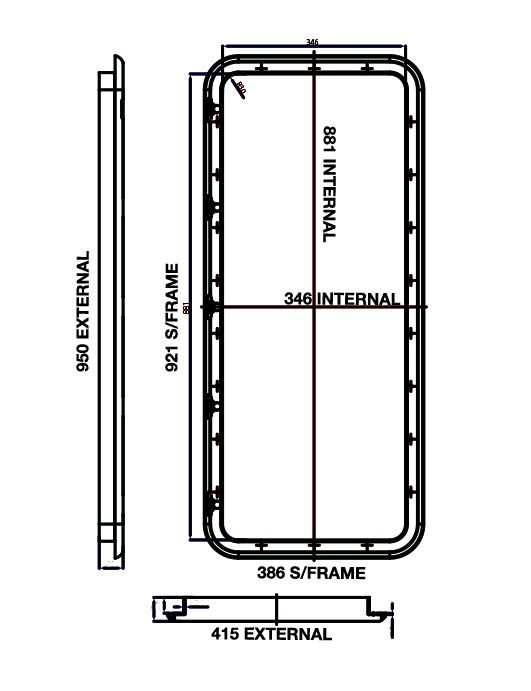 Coast Door 9 - Stipple 950 x 415