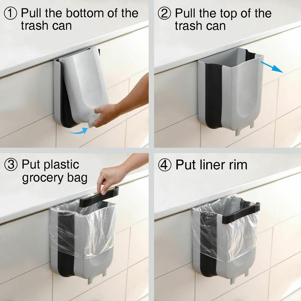 Collapsible Rubbish Bin For Caravans 9L