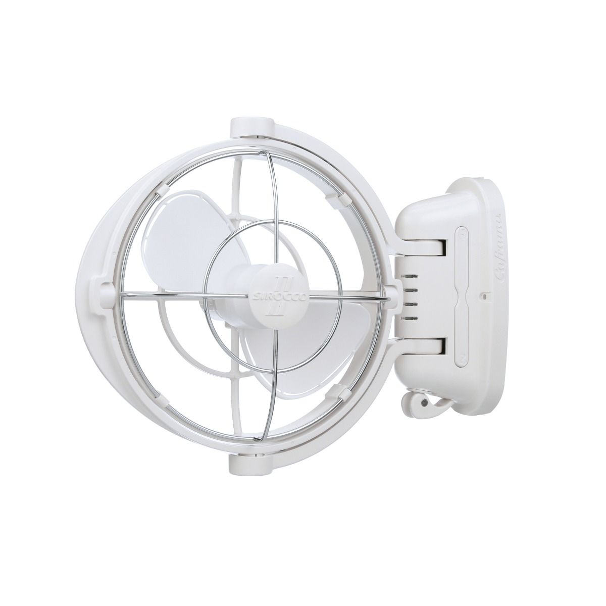 Sirocco Fan II - 3 Speed - 12V / 24V - 7"/18cm Fan (White)