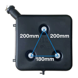 Diesel Fuel Tank 12L - Lockable With Gauge - Suits Diesel Air Heaters